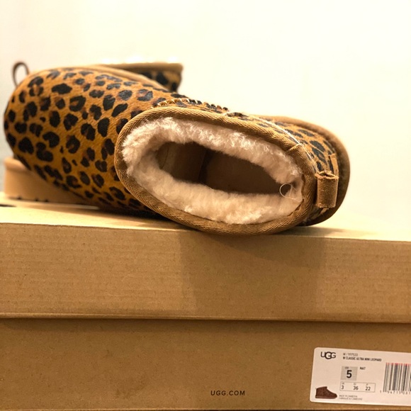Pony hair leopard print UGG brand new - Picture 2 of 4